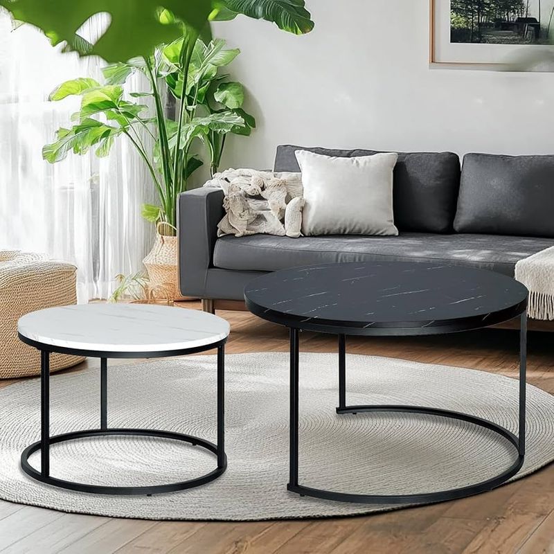The Underrated Trick Designers Use To Maximize Tiny Living Areas - Decor Hint Nesting Tables