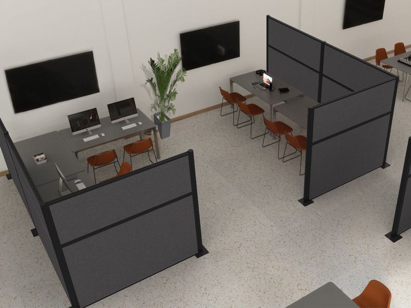 12 Home Designs Focus On Gamers With Clever Mix Of Comfort And Style To Level Up Space (Floor Plans Included) - Decor Hint Room Divider Panels for Focus