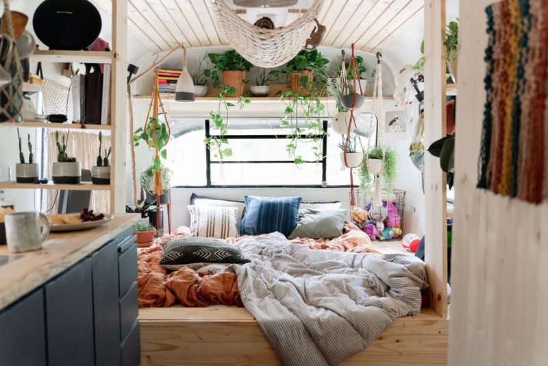 17 Tiny Homes That Prove Big Comfort Comes In Tiny Packages - Decor Hint Bohemian Tiny House With Artistic Flair