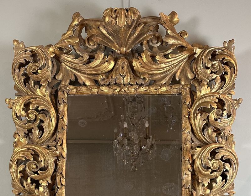 Tuscan-Style Scrollwork Mirrors