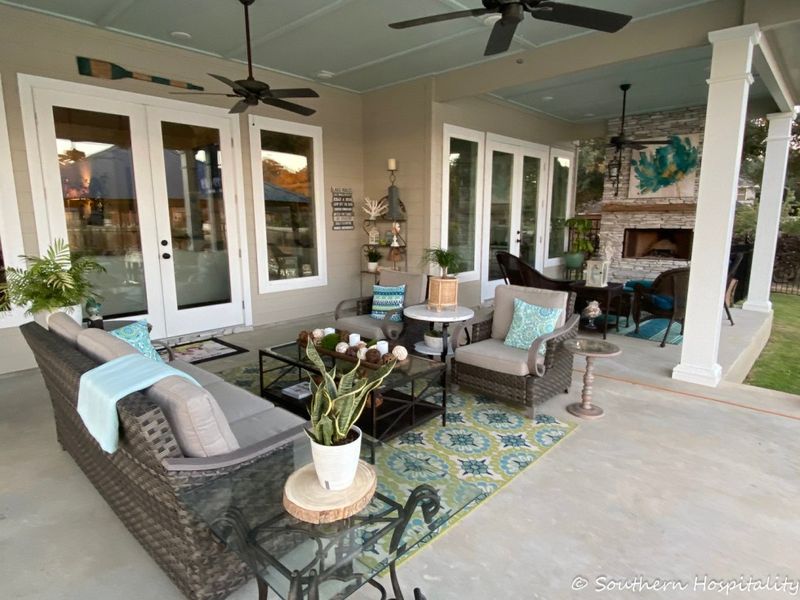 Wrap-Around Porches with Ceiling Fans