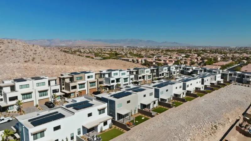 Nevada Market Watch: 11 Homes Losing Value By End Of 2025 (And 5 That Are Gaining Steam) - Decor Hint Modern Infill Townhouses