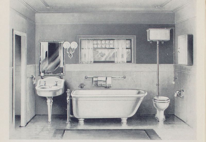 22 Photos That Show What American Homes Truly Looked Like 100 Years Ago - Decor Hint Bathing Rituals
