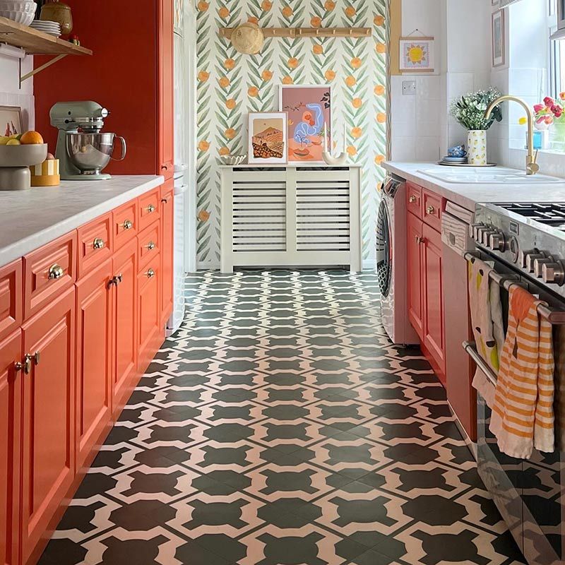 17 House Items Boomers Should Give Up Already (Plus 4 They Should Never Have Had) - Decor Hint Patterned Linoleum Flooring