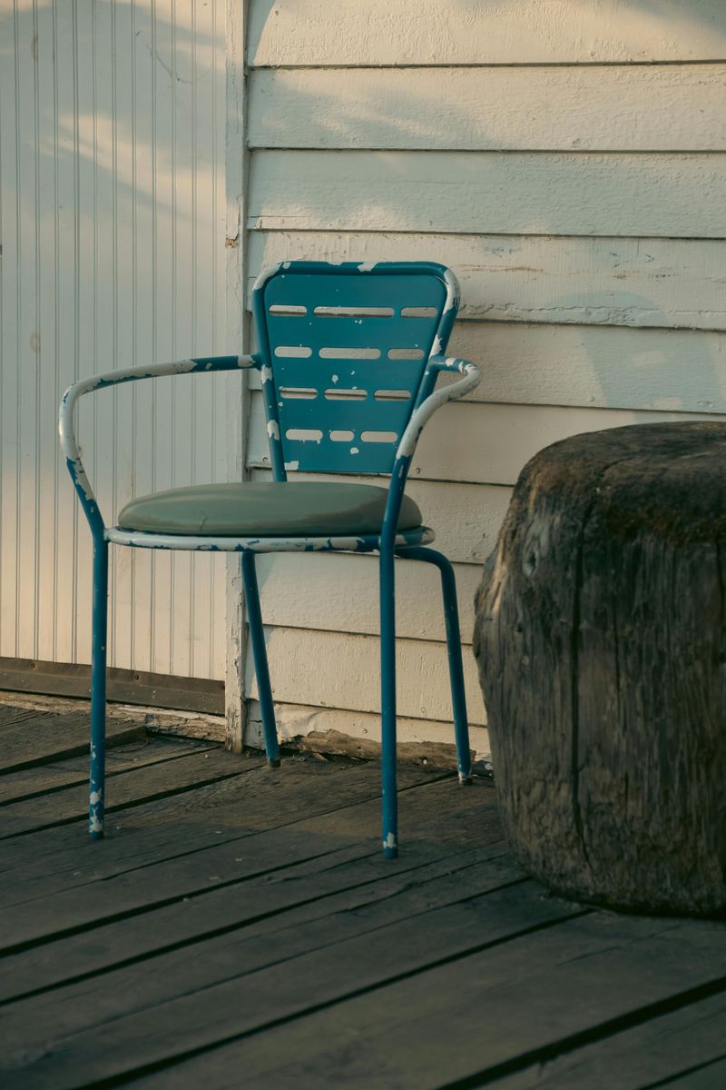 Untreated Metal Furniture That Rusts In Damp Climates