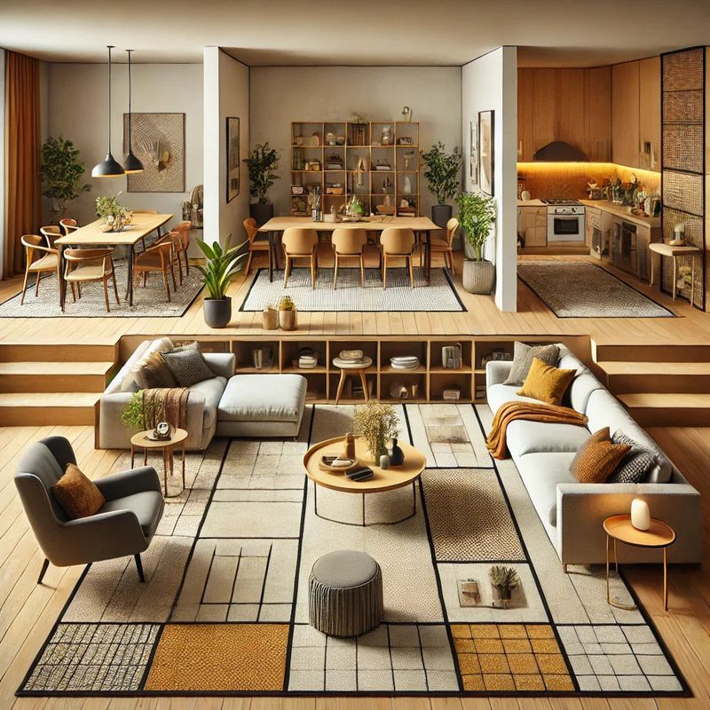 15 Decor Fixes For Rooms That Feel 'Off' - Decor Hint Define Zones in Open-Plan Areas