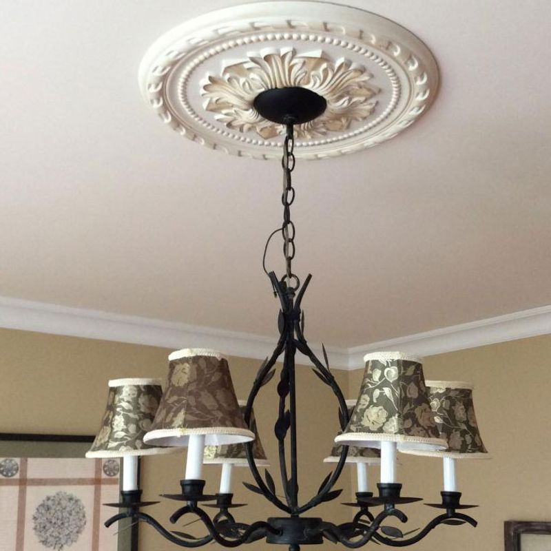From Lighting To Finishes 20 Details That Elevate Your Home's Look - Decor Hint Decorative Ceiling Medallions
