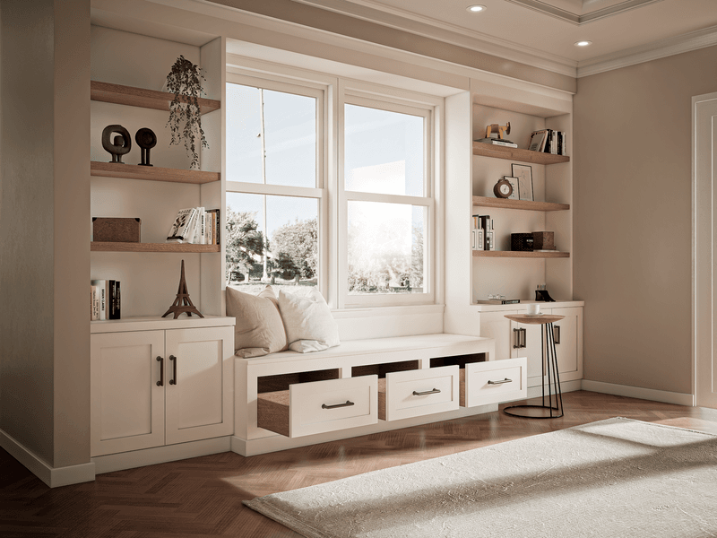 Maximize Your Space 13 Stylish Designs For Small Living Rooms - Decor Hint Built-In Storage Benches