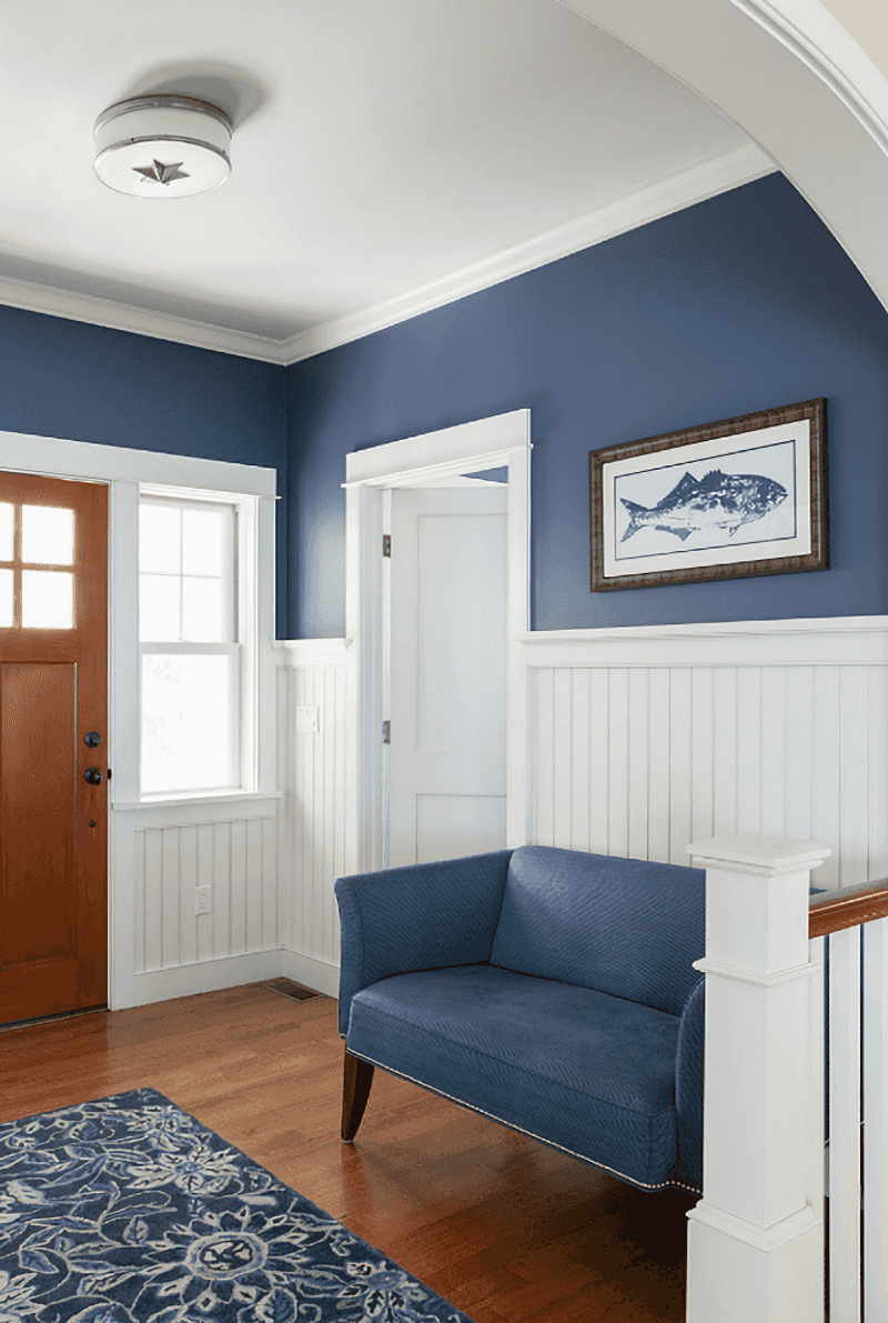 14 Entryway Ideas That Instantly Elevate Georgia Homes - Decor Hint White beadboard wainscoting