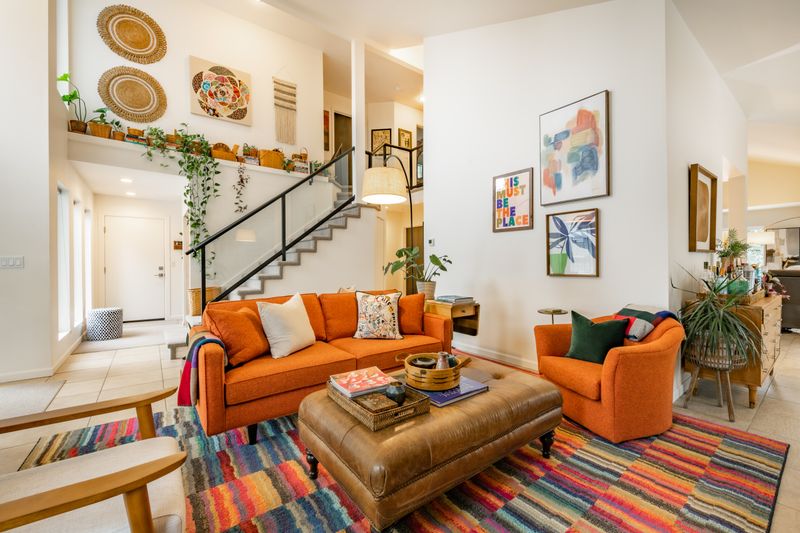 6 Mistakes You're Making In Your Open-Concept Home, According To Interior Designers - Decor Hint Blocking Sightlines With Tall Furniture
