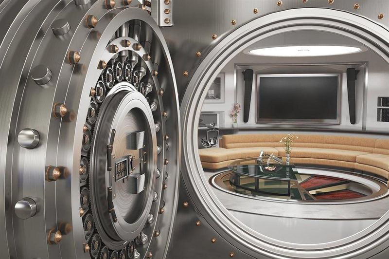 25 Amenities You Can Find In Billionaires' Homes - Decor Hint Panic Rooms With Survival Bunkers
