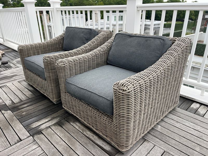 Wicker Furniture (But Skip Real Wicker)