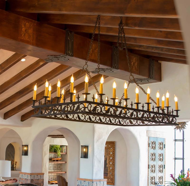 13 Nostalgic Texas Decor Trends You Rarely See Outside The South - Decor Hint Wrought Iron Chandeliers and Sconces