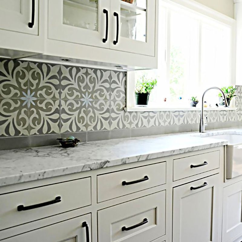 10 Home Renovations Santa Ana DIYers Tackle Every Weekend - Decor Hint Adding Peel-and-Stick Backsplash Tiles