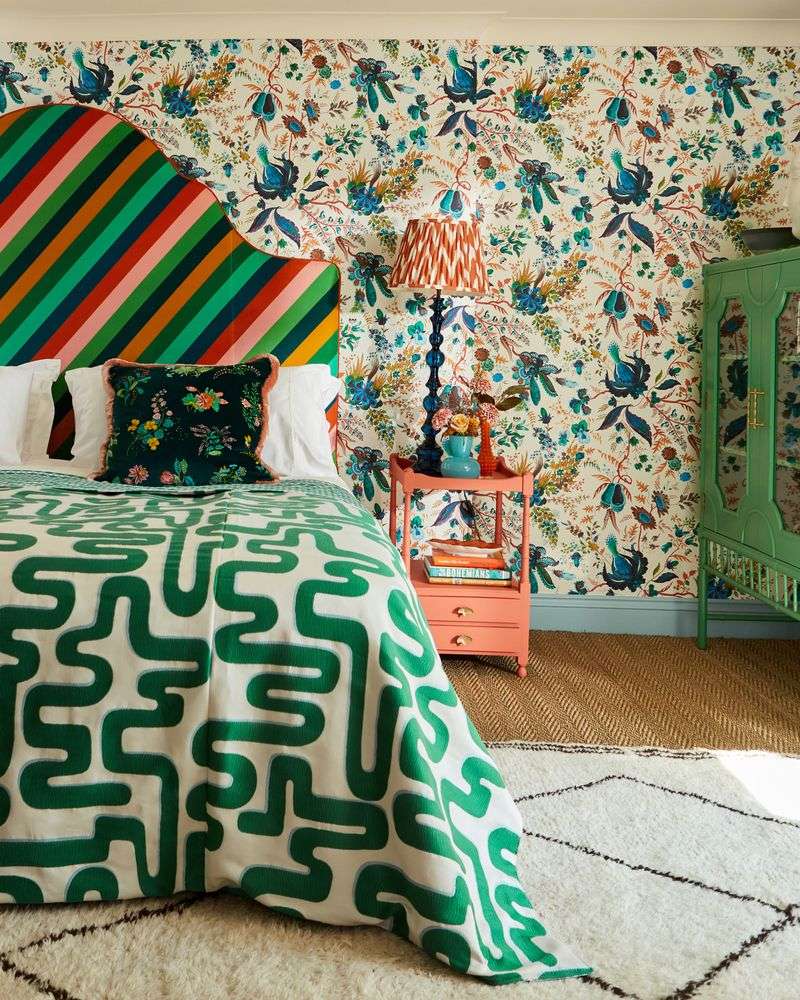 19 Layering Techniques That Make Any Room Feel Professionally Styled - Decor Hint Combine Patterns in Similar Color Palettes