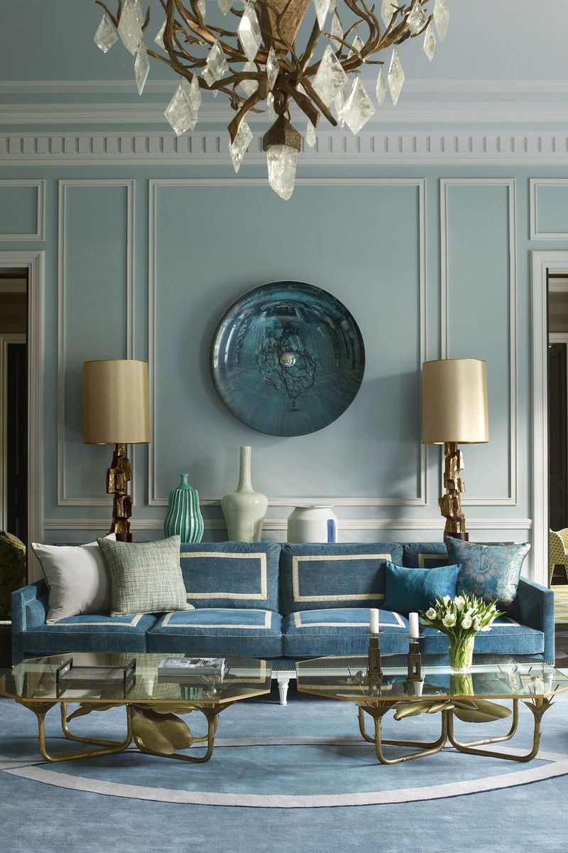15 Retro Paint Shades Designers Are Loving Again - Decor Hint Powder Blue