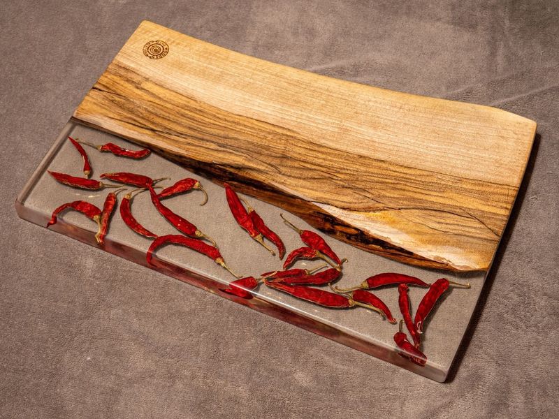 DIY Home Projects New Mexicans Are Loving This Weekend - Decor Hint Chili Pepper Resin Countertop Overlays