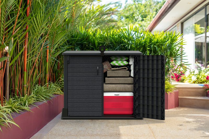14 Clever Storage Tricks For Cleaning Up Your Backyard - Decor Hint Modular Storage Units