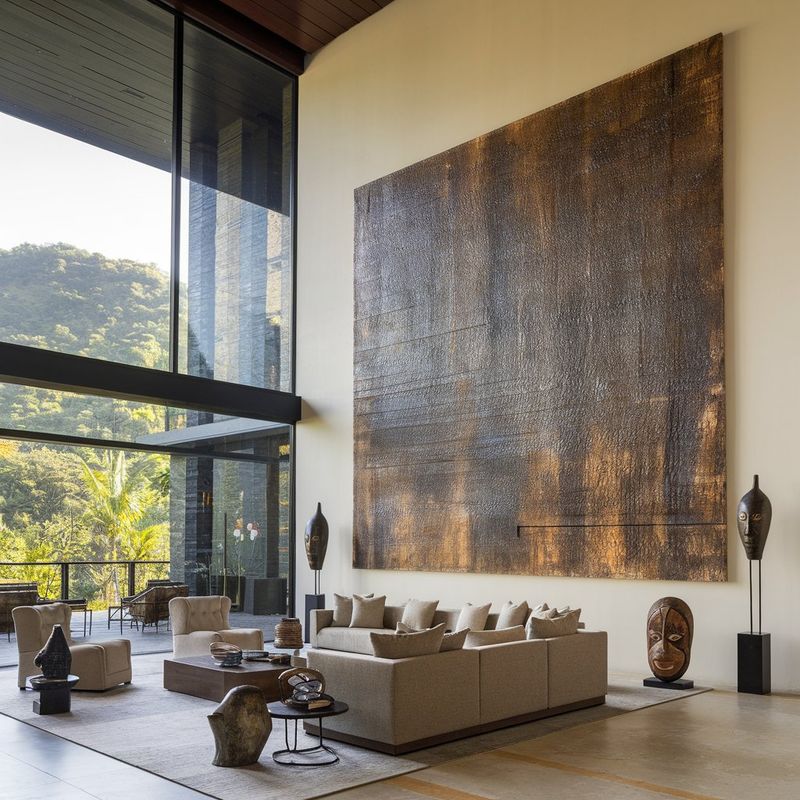 Designers Reveal 15 Inexpensive Ways To Create A Richer Home Aesthetic - Decor Hint Use Large-Scale Wall Art