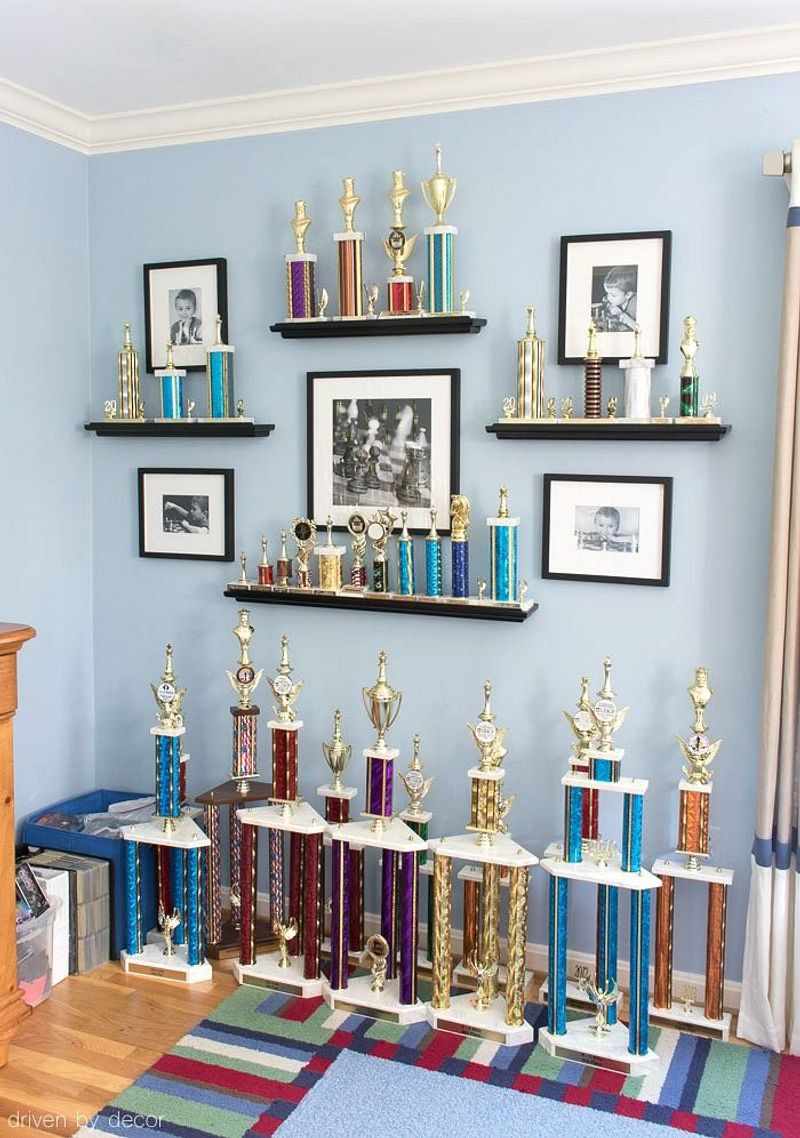 Trophies or Personal Awards in Main Living Areas