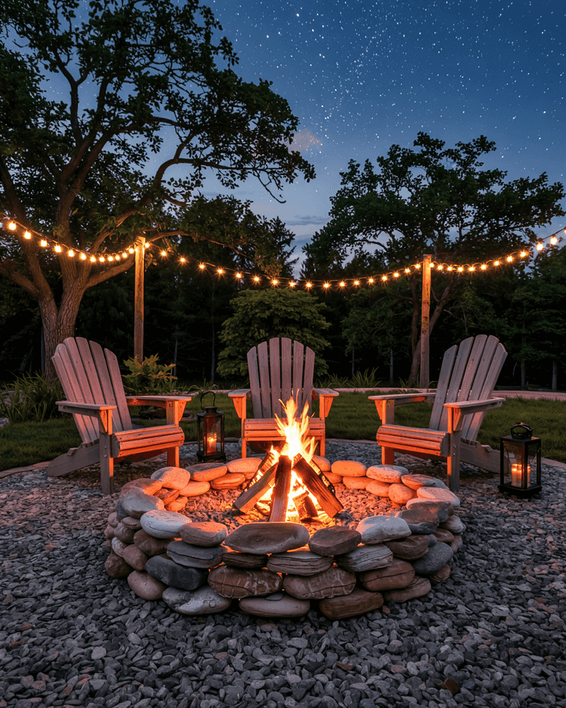 23 Gorgeous Garden Lighting Ideas To Transform Your Space - Decor Hint Fire Pit Lighting