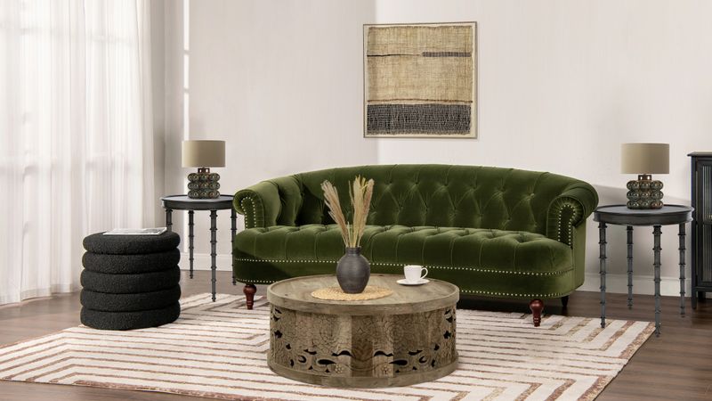 10 Sofa Shades Aging Silver Spring Homes Plus 10 Trendy Replacements - Decor Hint Forest Green: The '90s Time Capsule