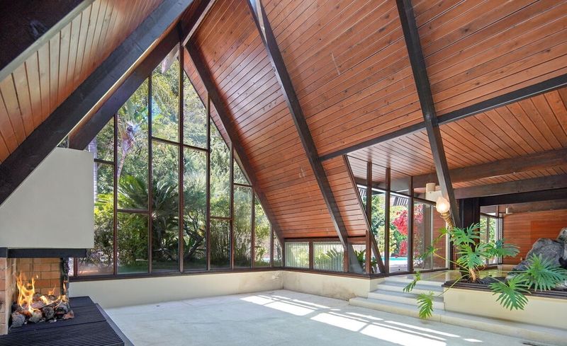 Modern Glass A-Frame