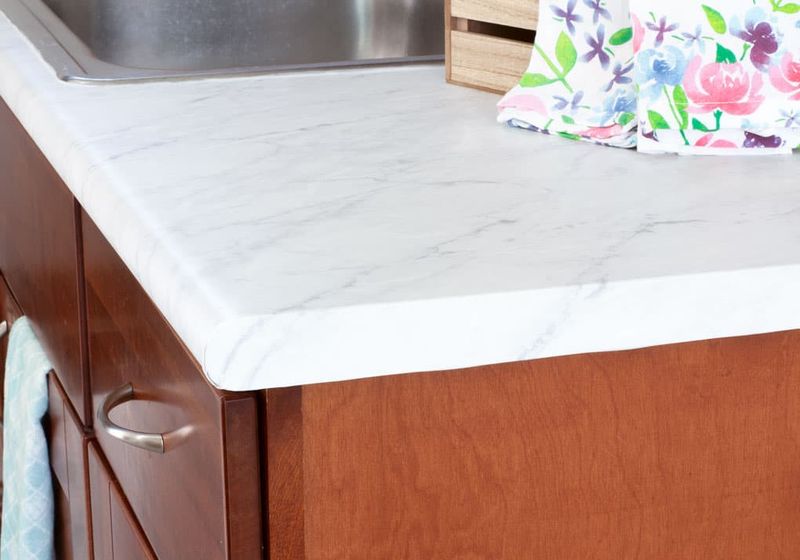 Refresh Countertops with Contact Paper