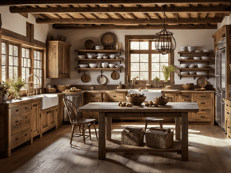 Step Inside A Tiny House Apartment That Radiates Classic American Charm - Decor Hint Farmhouse-Inspired Kitchen Nook
