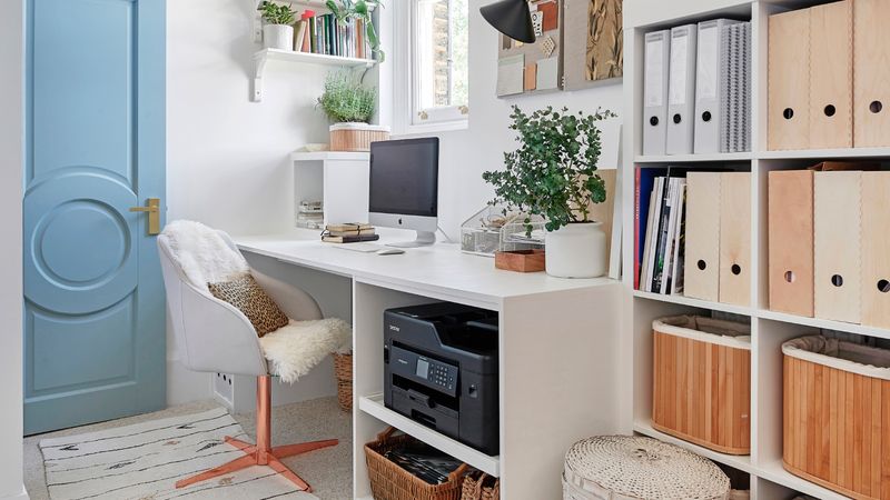 12 Budget-Friendly Hacks To Transform Your Home Office - Decor Hint Rearrange Furniture For Better Flow