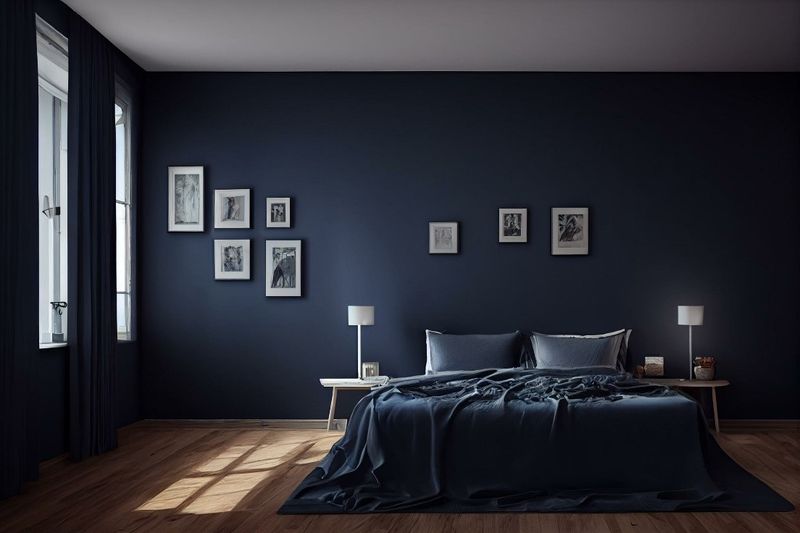 13 Dramatic Paint Colors That'll Bring Your Home To Life - Decor Hint Midnight Navy