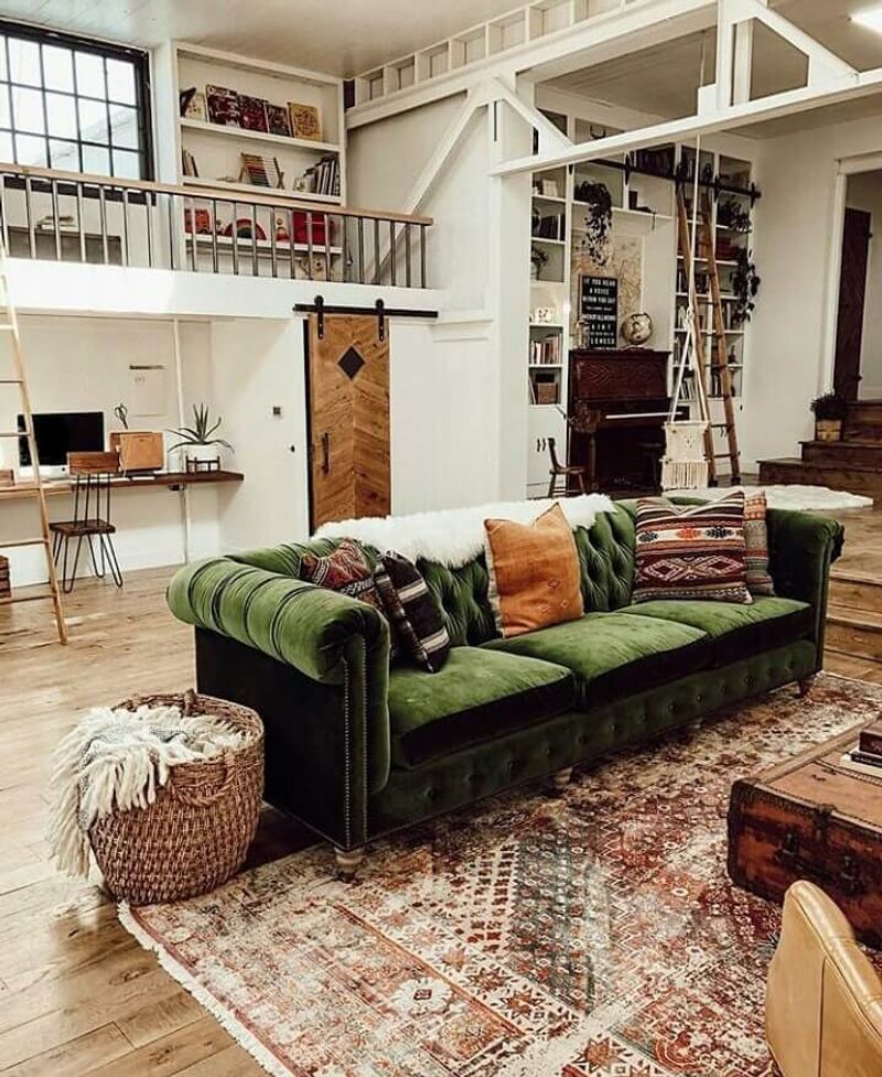 8 Velvet Sofa Styling Secrets From Interior Designers - Decor Hint Vintage Charm