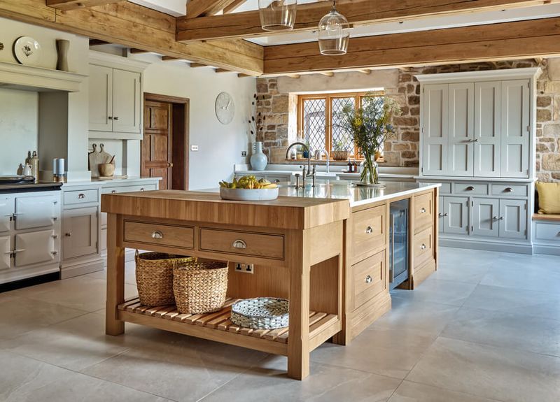 18 Examples Of The English Kitchen Style That's Replacing The Modern Farmhouse - Decor Hint Butcher Block Counters