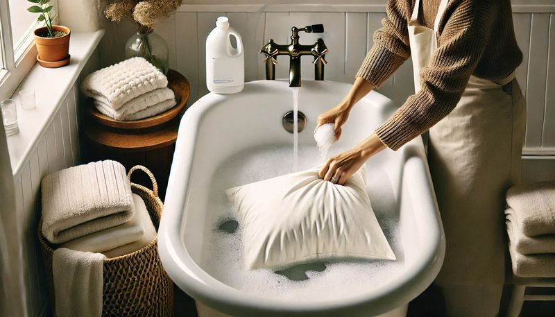 I Tried 6 Ways To Wash Pillows, And The Winner Was Transformative - Decor Hint Hand Washing Nightmare