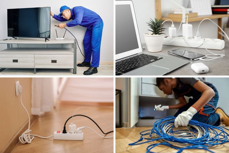 12 Things To Keep Out Of Your Living Room, According To Designers - Decor Hint Exposed Cords and Cables