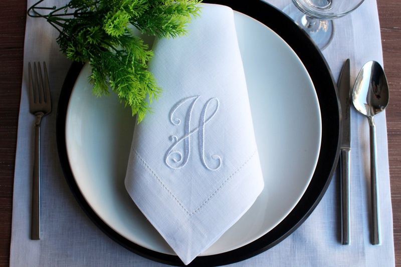 Monogrammed Linens