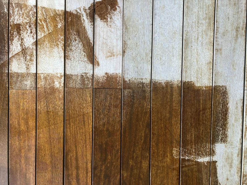 Peeling Fence Paint