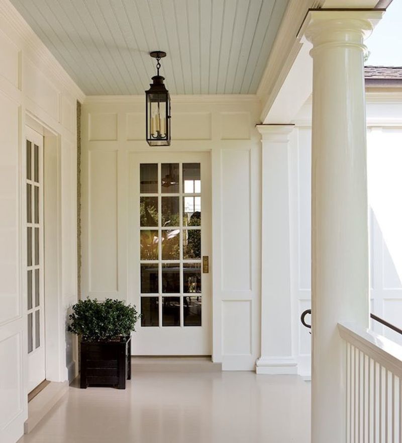 24 Screened-In Porch Ideas That Will Make Your Home The Ultimate Retreat - Decor Hint Painted Beadboard Ceiling
