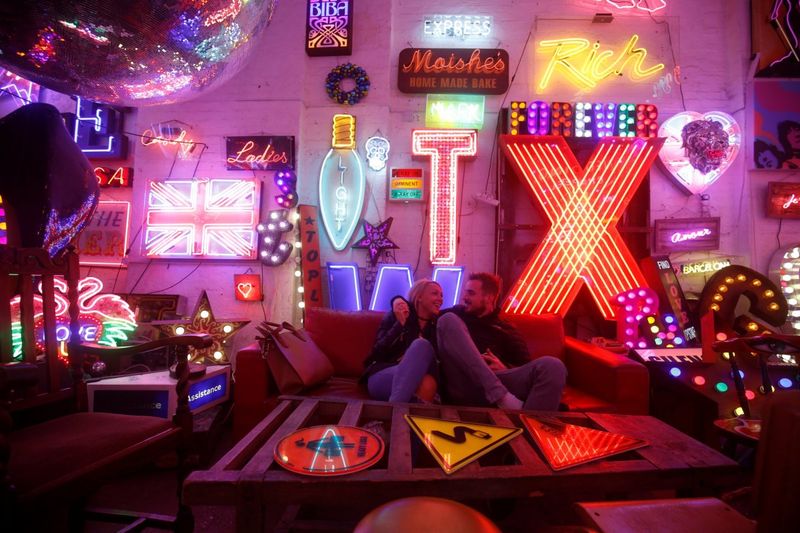 Designers Say These Lighting Styles Are Peaking Now And Will Be Gone By Winter - Decor Hint Neon Word Art