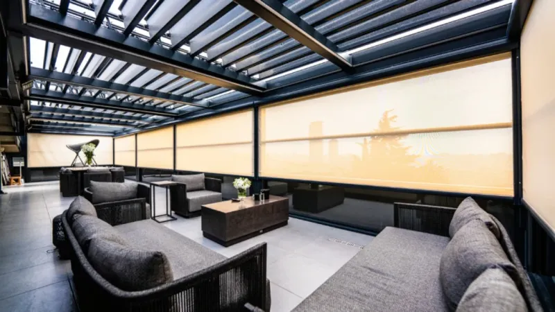 15 Terrace Designs From New Mexico That Keep Things Cool - Decor Hint Ramada Structures with Fabric Panels