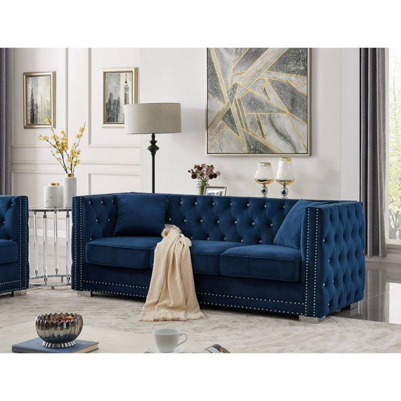 5 Modern Sofa Shades That Boost Resale Value In Pennsylvania (And 4 That Could Hurt It) - Decor Hint Rich Navy Blue