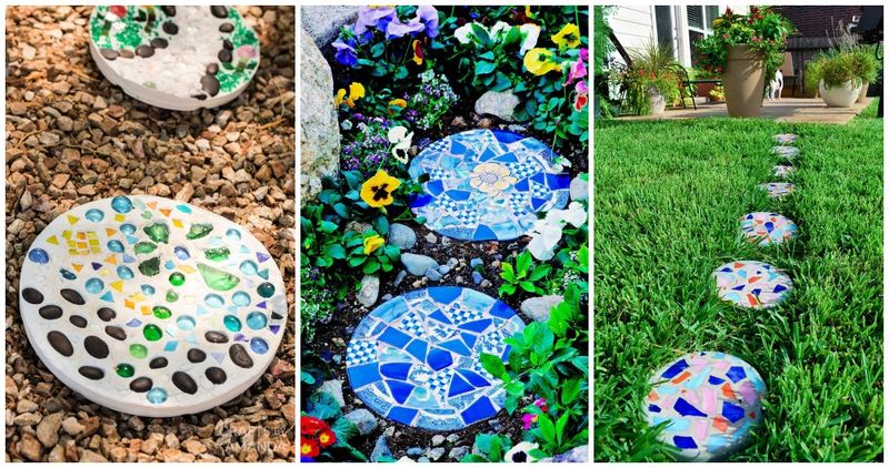 The Hidden Meaning Behind These 14 Outdoor Decorations - Decor Hint Mosaic stepping stones – Creativity and personal expression