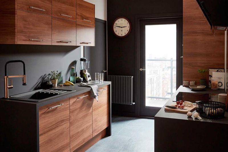 10 Earth-Toned Kitchens That Strike The Perfect Balance Between Modern & Timeless (Plus 10 That Are A Bad Choice) - Decor Hint Dark Chocolate Cabinets In Small, Low-Light Spaces