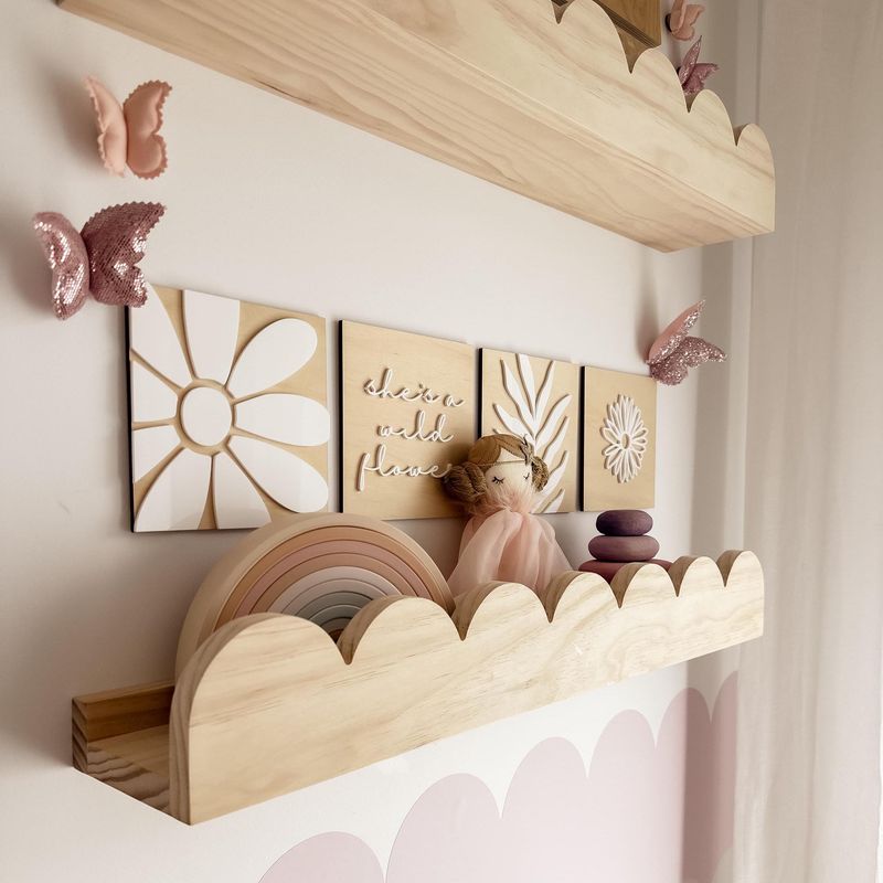 Scalloped Wall Shelves