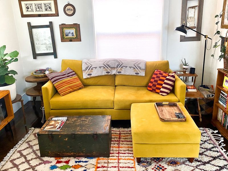 9 Couch Colors That Don't Fit The Minnesota Vibe, And 9 That Totally Do - Decor Hint Day-Glo Yellow: Too Artificial For Our Natural Habitat