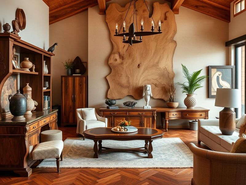 11 Timeless Hawaiian Design Details Locals Love (And Visitors Copy) - Decor Hint Koa Wood Furniture: Island Royalty In Your Living Room