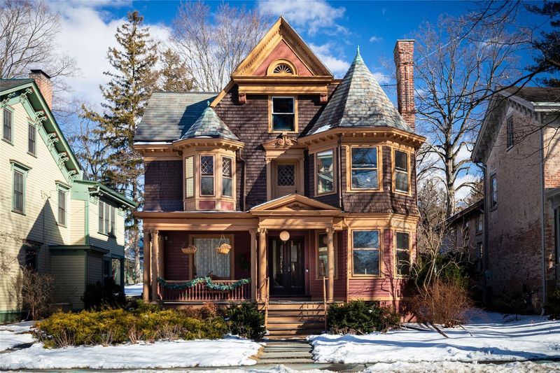 Inside A 1899 Queen Anne Victorian In Poughkeepsie With Stained Glass And Intricate Woodwork - Decor Hint Queen Anne Asymmetrical Façade And Gambrel Roof