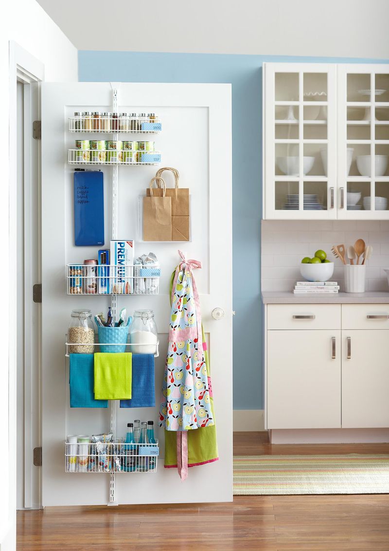 14 Smart Ways To Organize Small Spaces From A Stylish 350 Sq Ft NYC Apartment - Decor Hint Over-Door Organizers