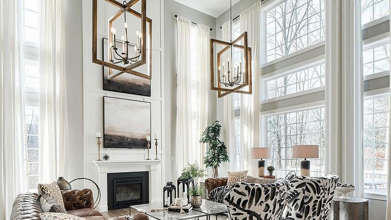 16 Stylish And Creative Ideas To Transform Your Living Room - Decor Hint Window Treatment Elevation