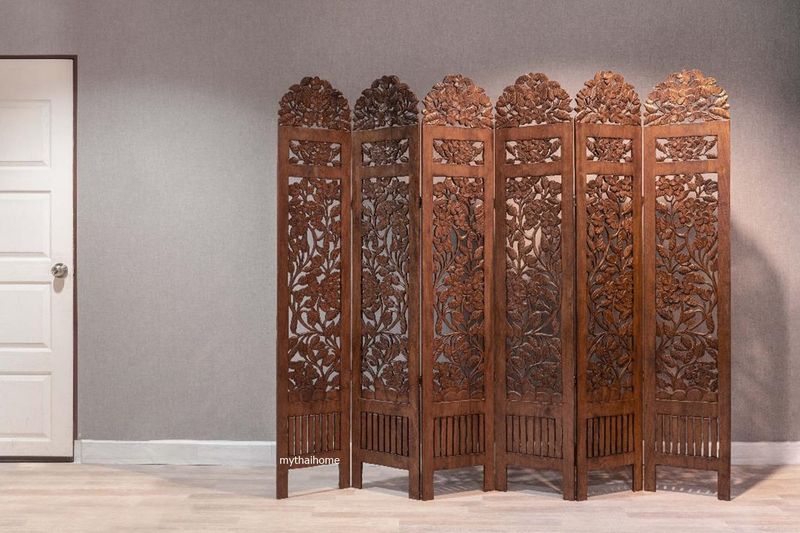 Boho Style Is Here To Stay And These 9 Furniture Picks Capture The Eclectic Look - Decor Hint Carved Wooden Room Divider